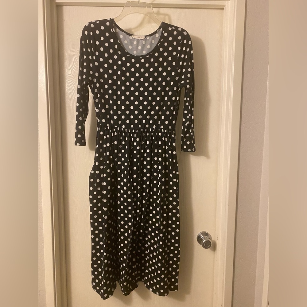 Retro Polka Dot Dress